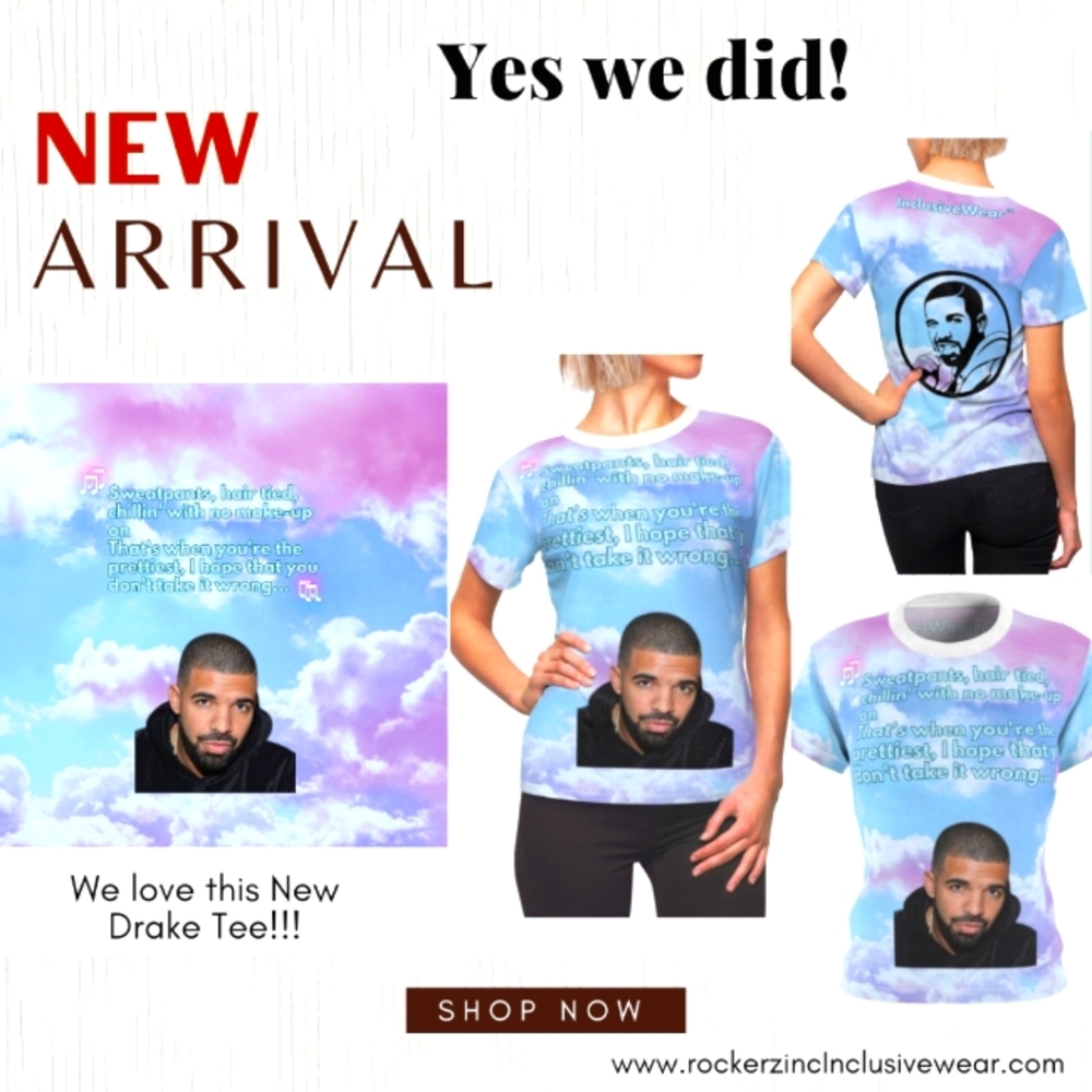 New Drake Summer Edition! Woman's Tee Short Sleeve ! Iconic Lyrics !